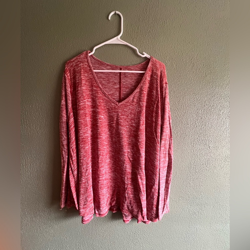 We The Free Oversized Long Sleeve Swing Shirt